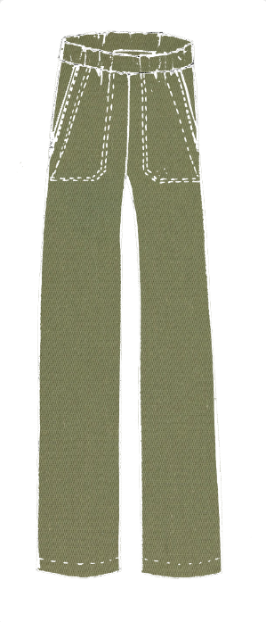 VIC TROUSERS - khaki tencel
