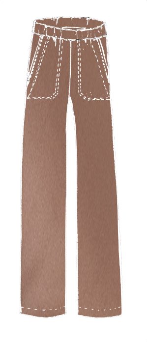 VIC TROUSERS - camel tencel