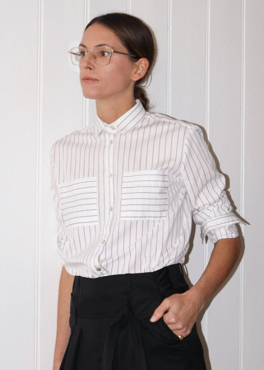 FELIS SHIRT - Black stripes