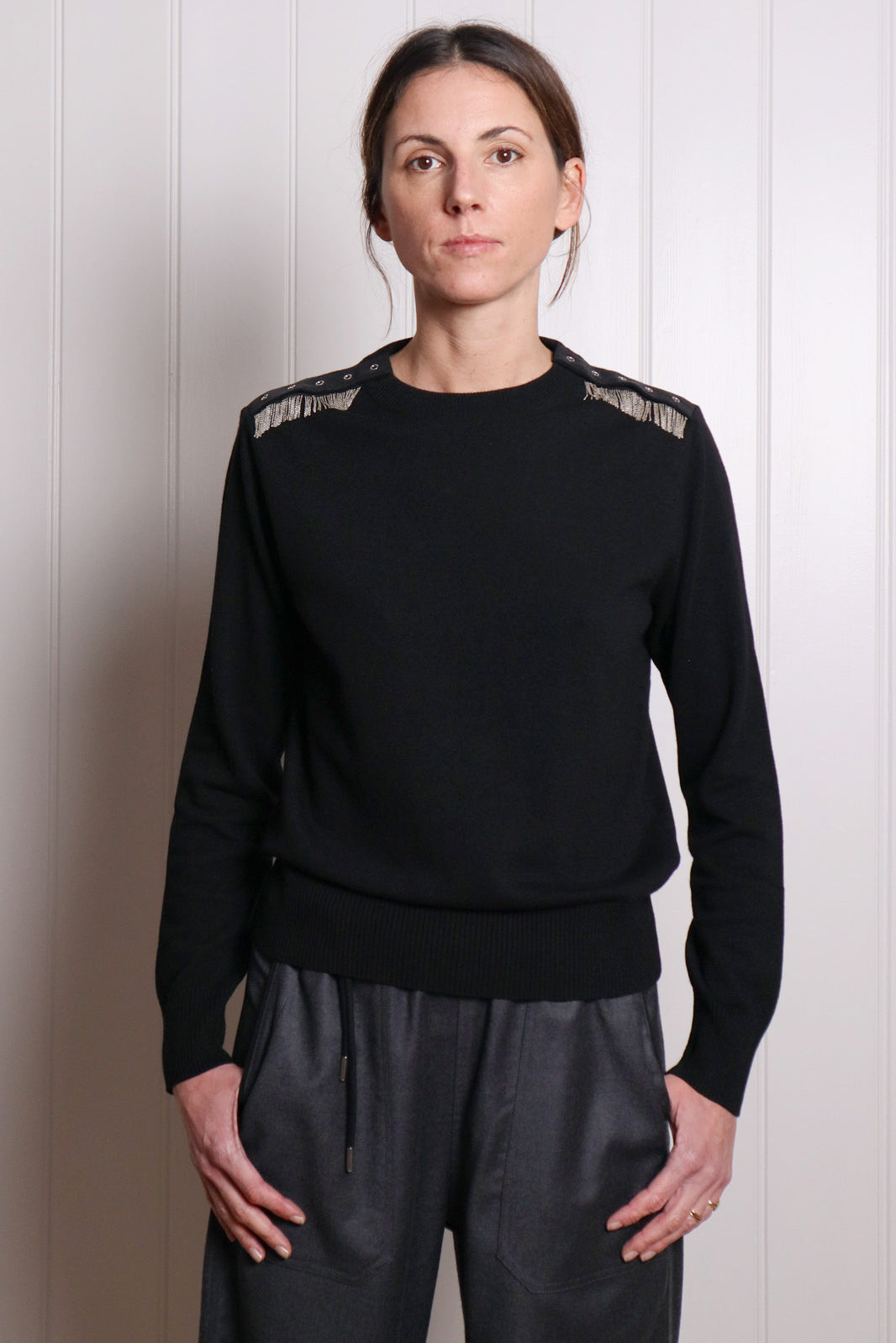 ISA CHAINS JUMPER - Black