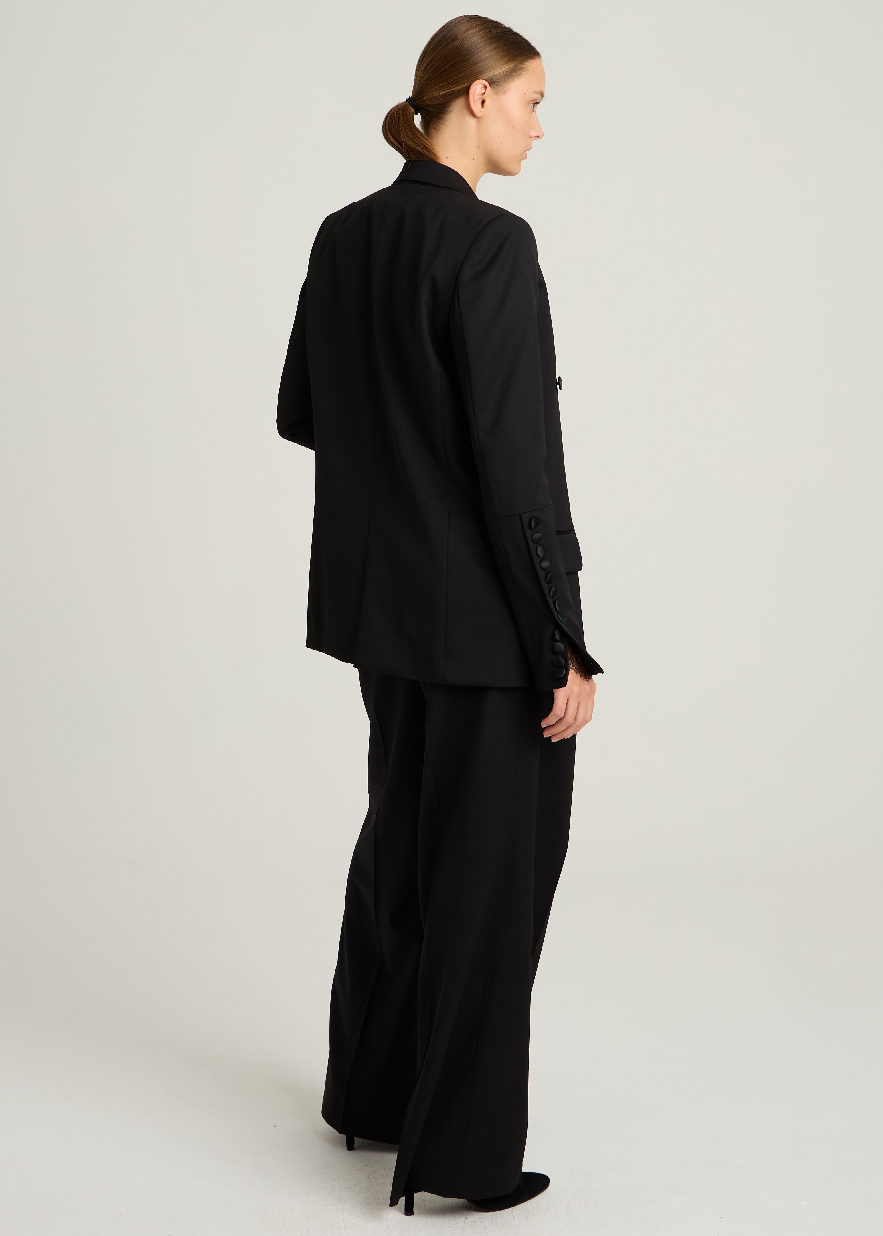 BEN TUXEDO JACKET - Black