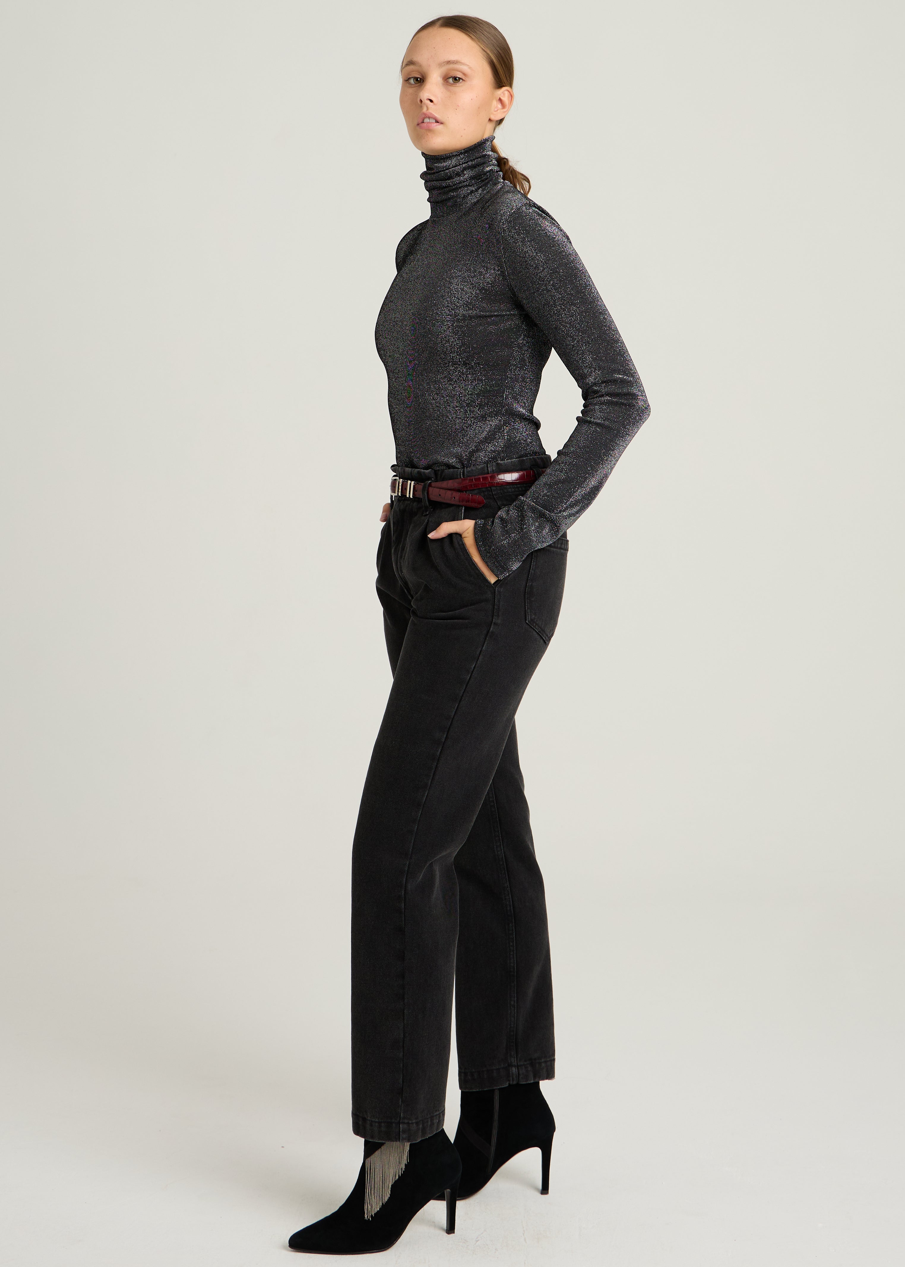 JANE JEANS - Off-Black