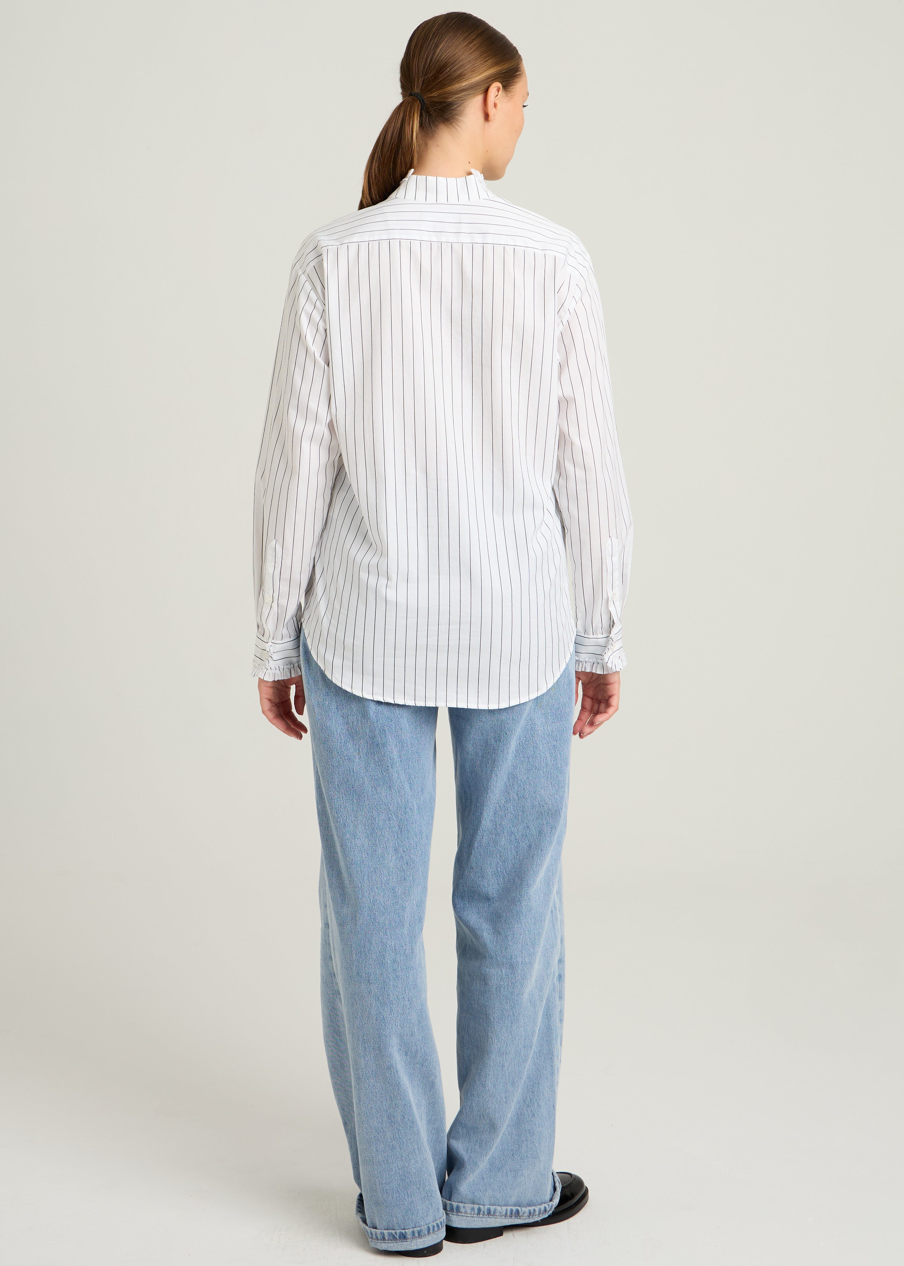 FLO SHIRT - Black stripes