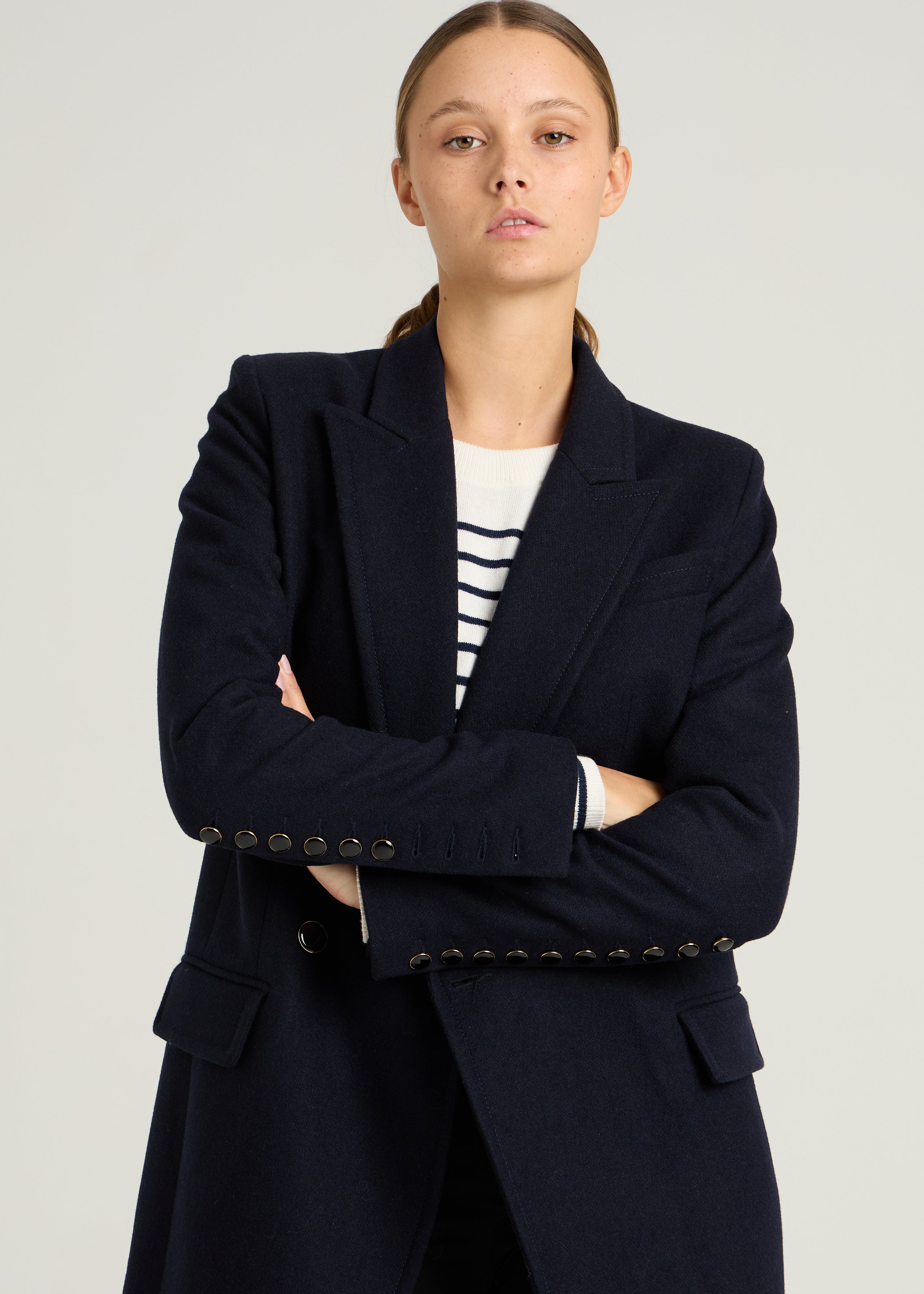 CARA Coat - Navy