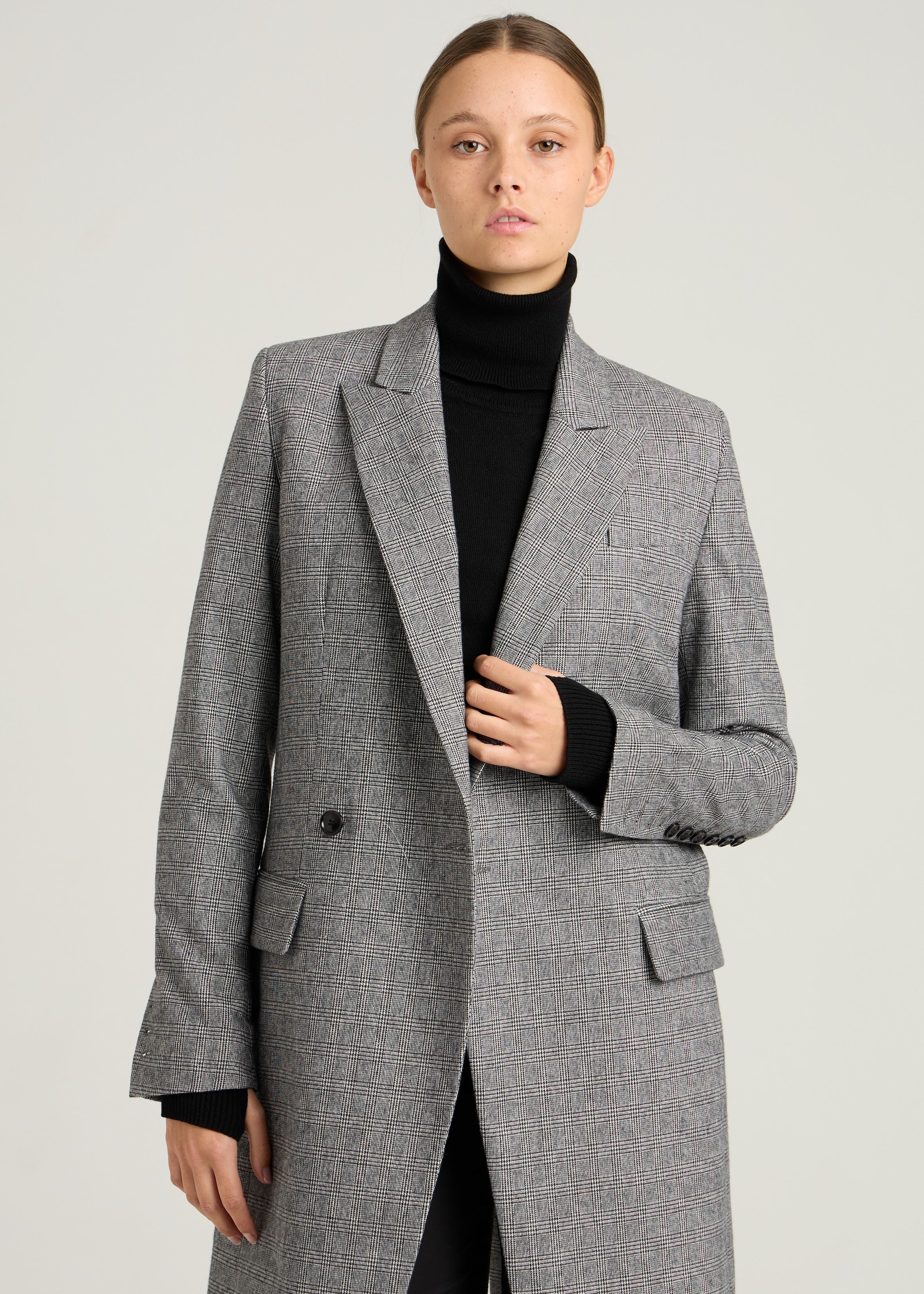 CARA COAT - Prince of Wales