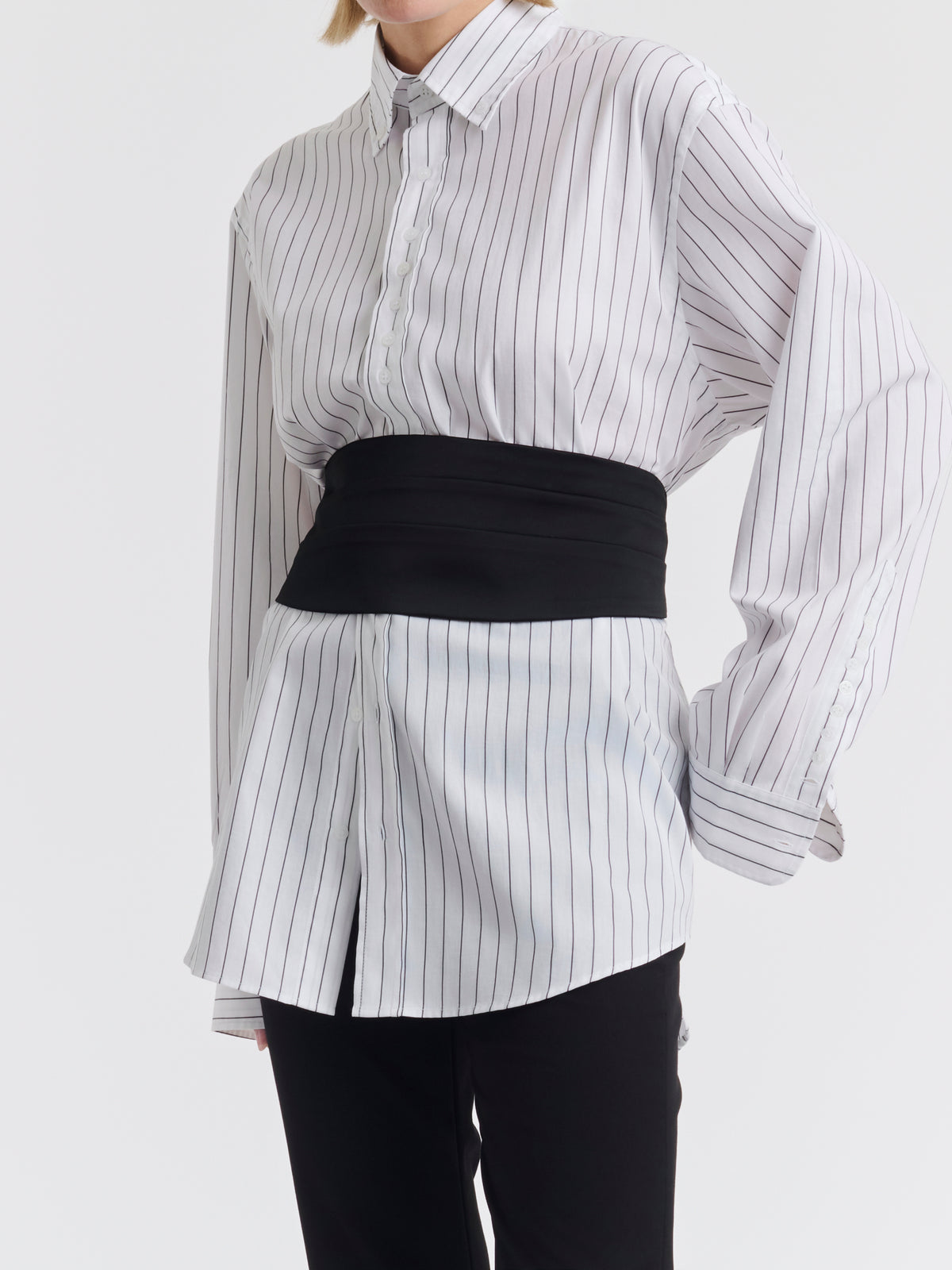 SAM TUXEDO BELT — Black