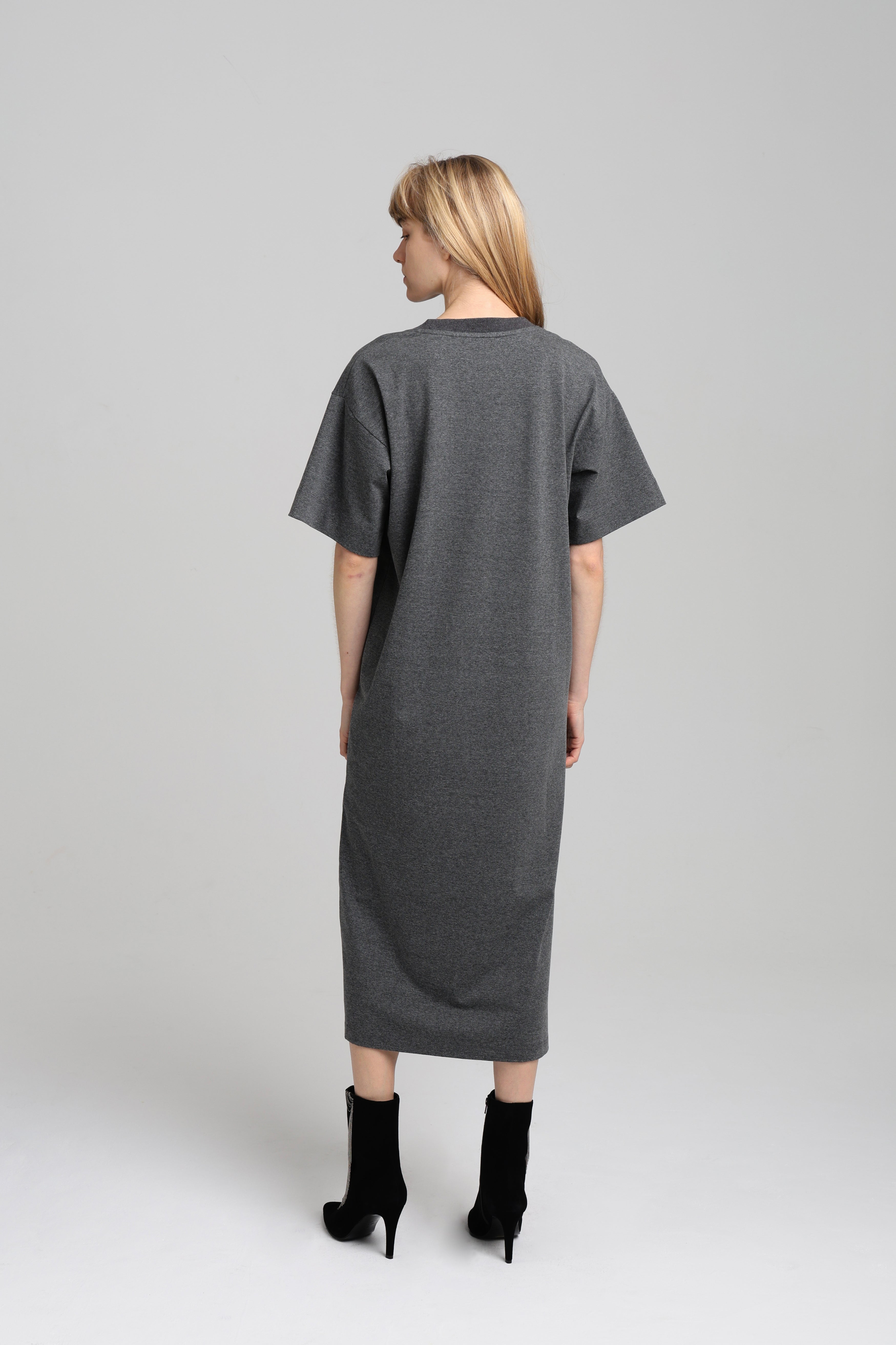 FRANCESCA DRESS - anthracite