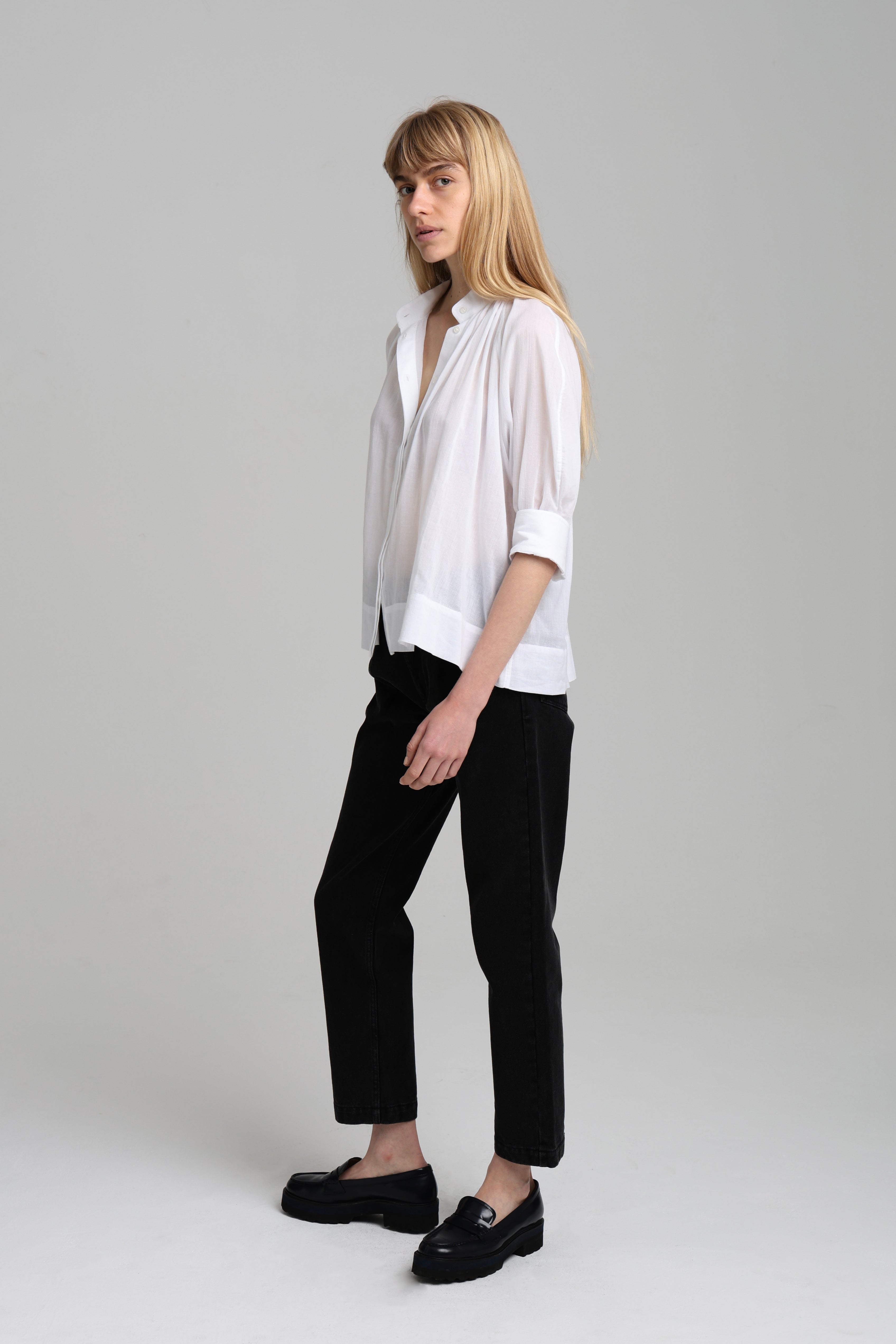 MADELEINE SHIRT - White Voile