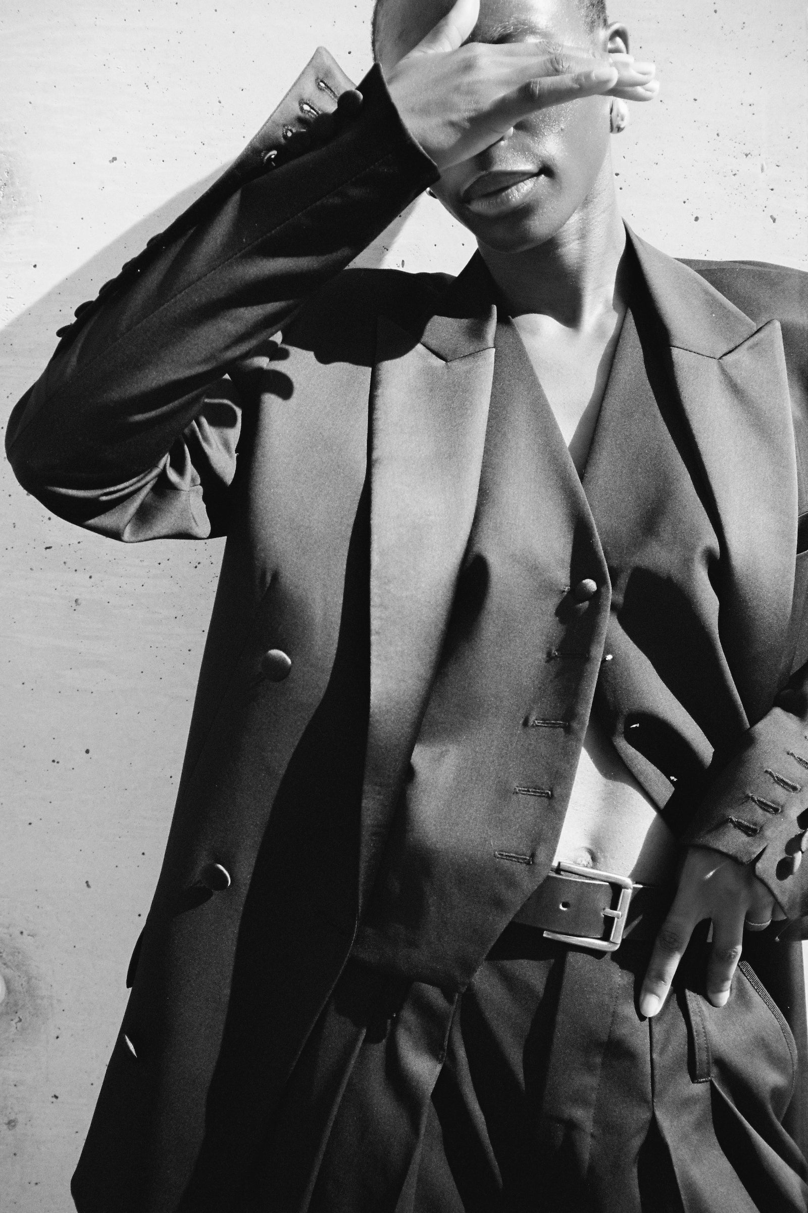 BEN TUXEDO JACKET - Black