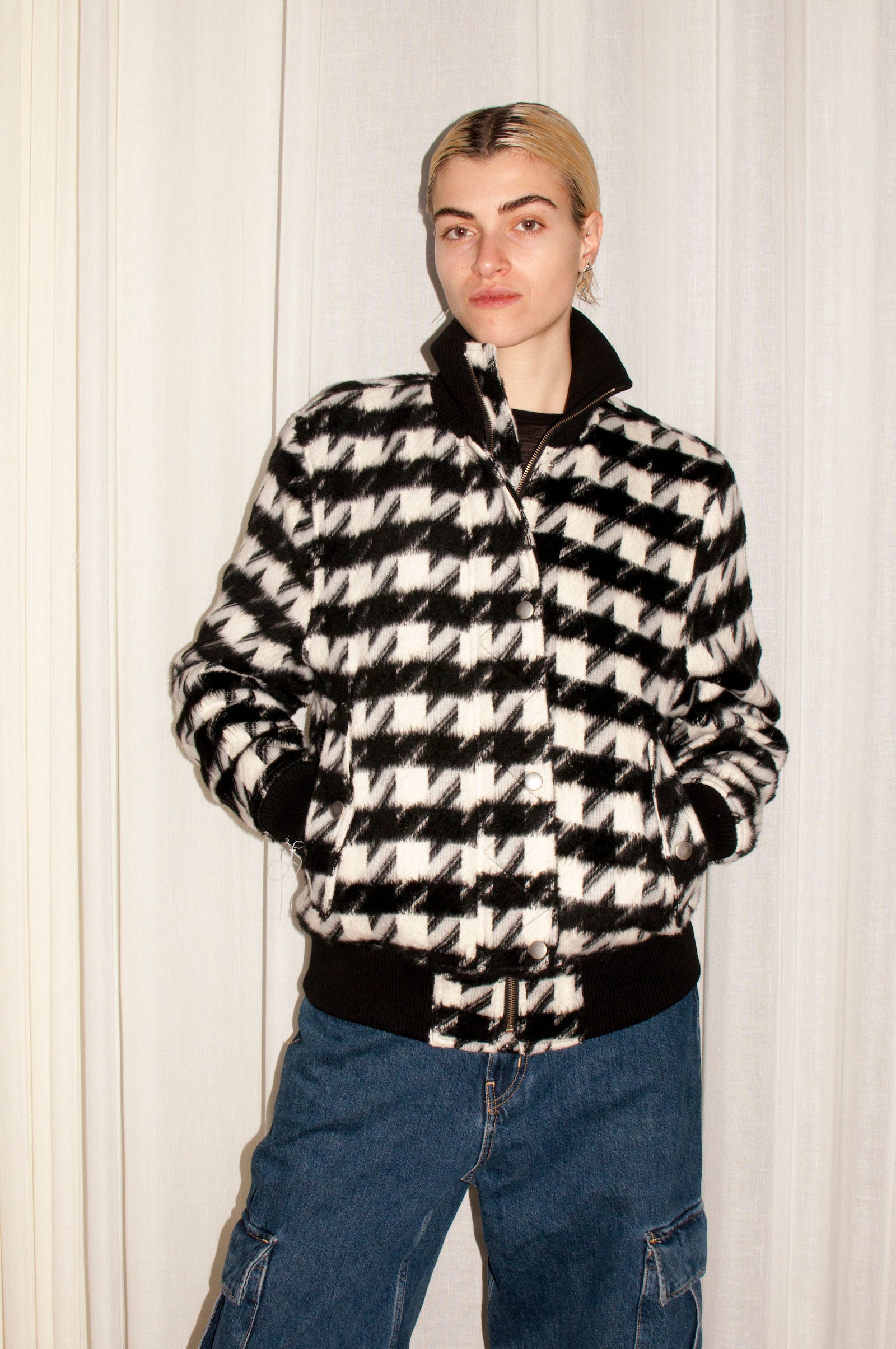 RAF BOMBER JACKET - Pied de Poule