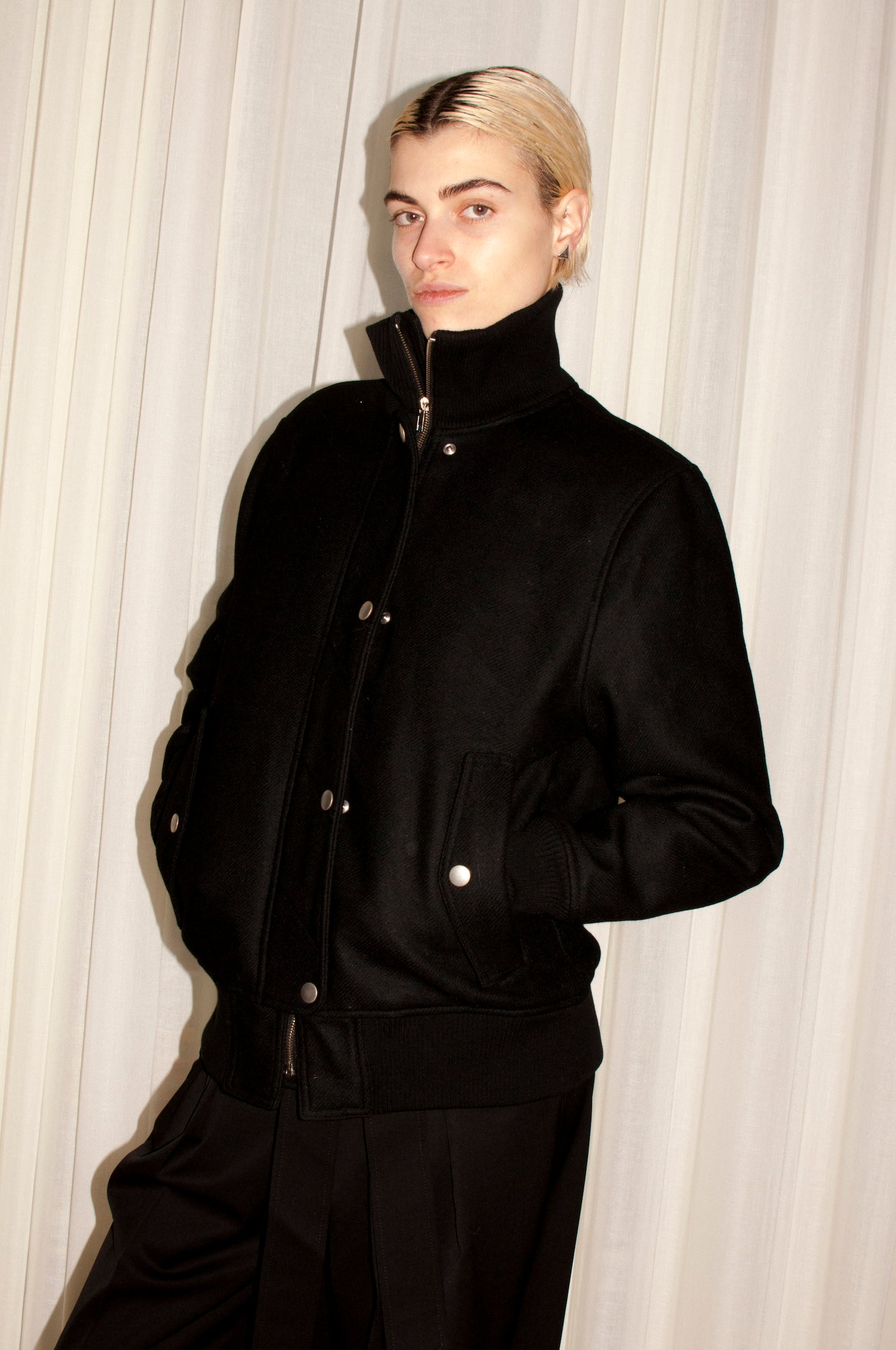 RAF BOMBER JACKET - Black