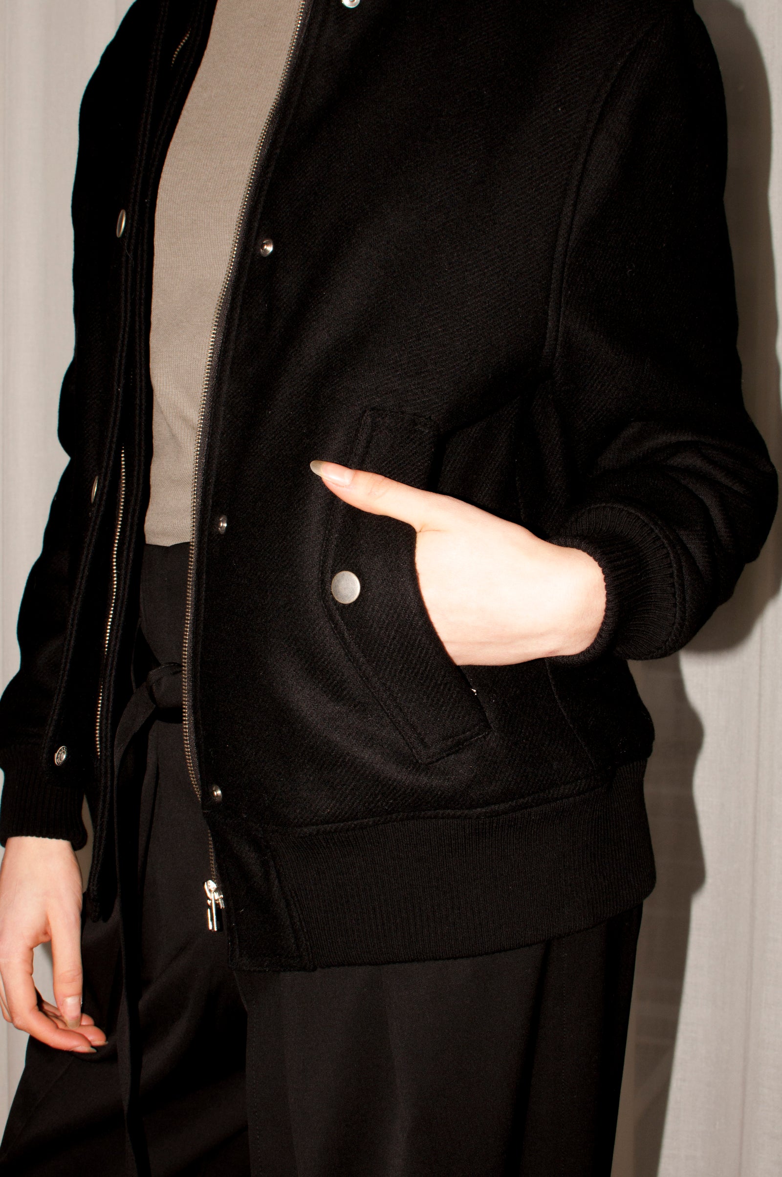 RAF BOMBER JACKET - Black