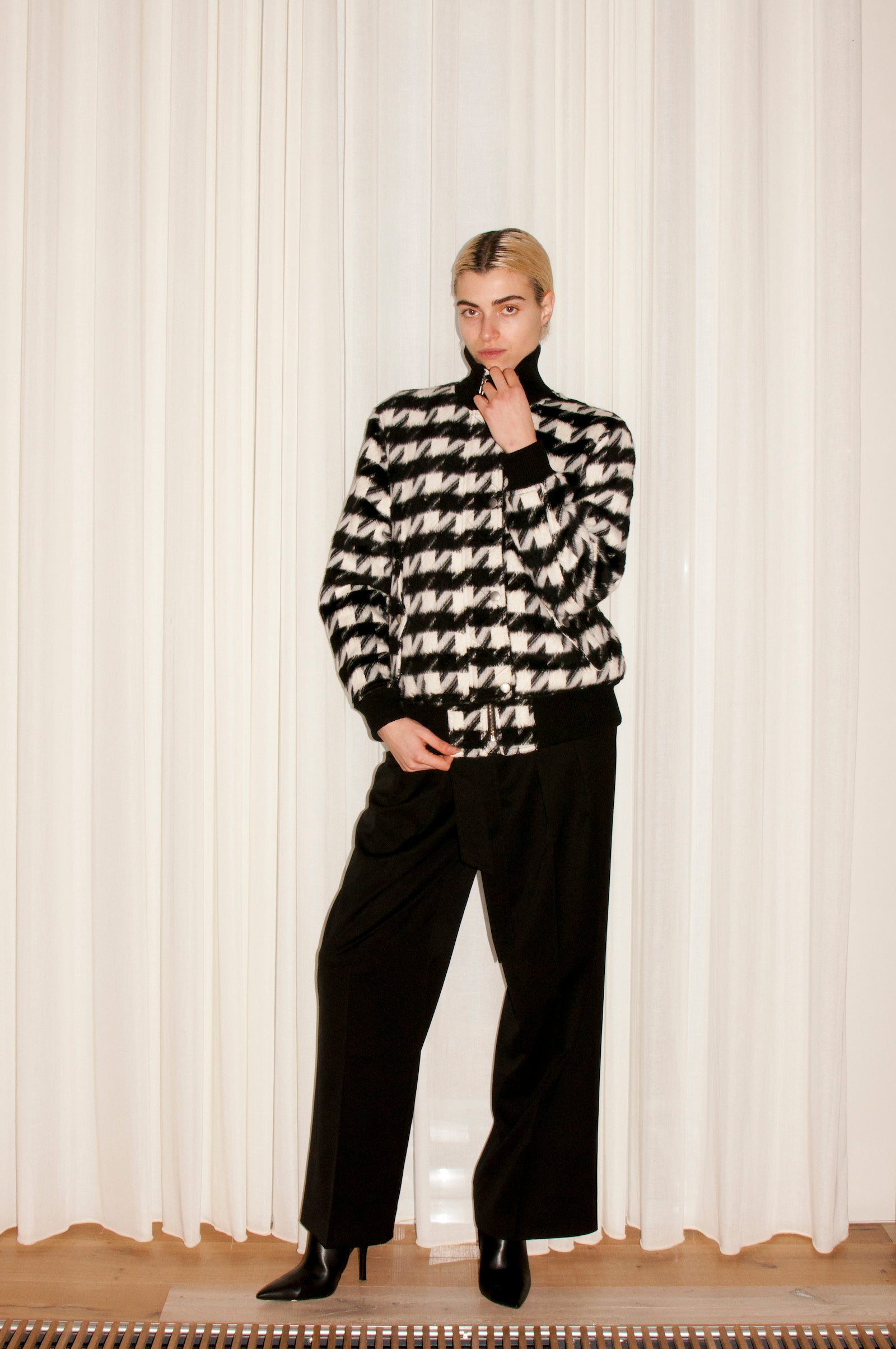 RAF BOMBER JACKET - Pied de Poule