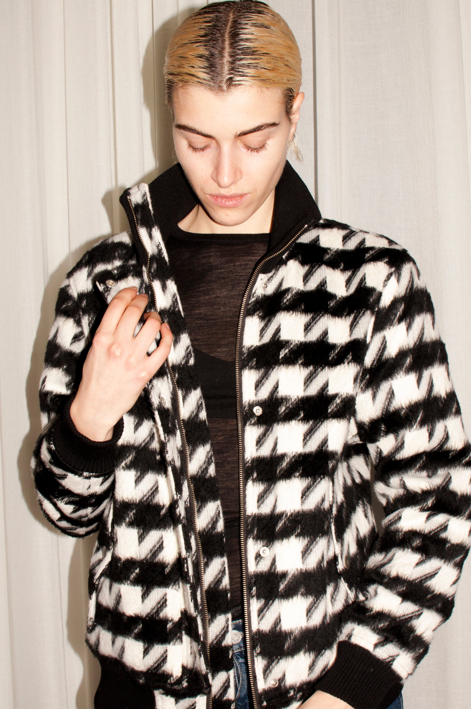 RAF BOMBER JACKET - Pied de Poule