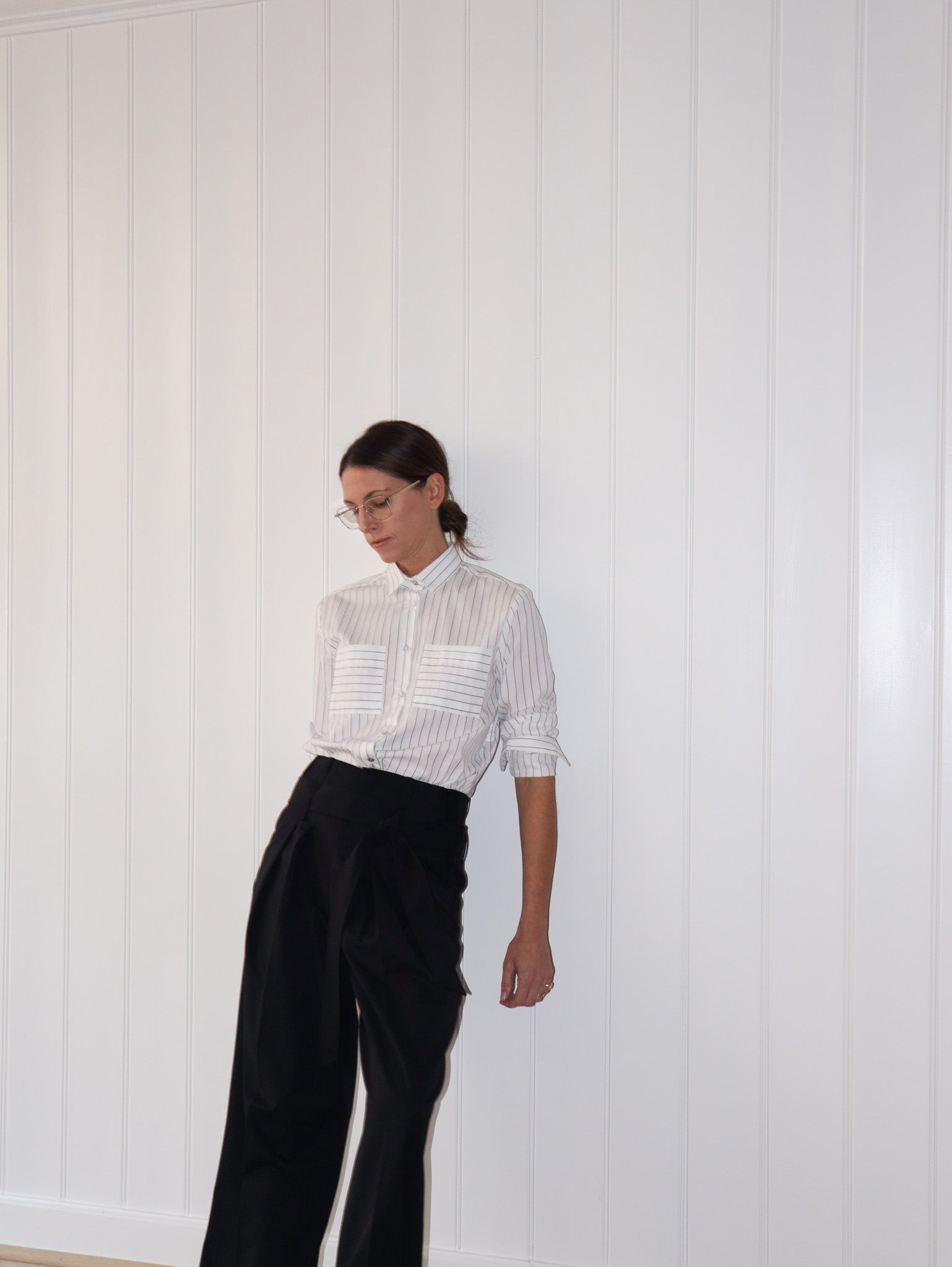 FELIS SHIRT - Black stripes