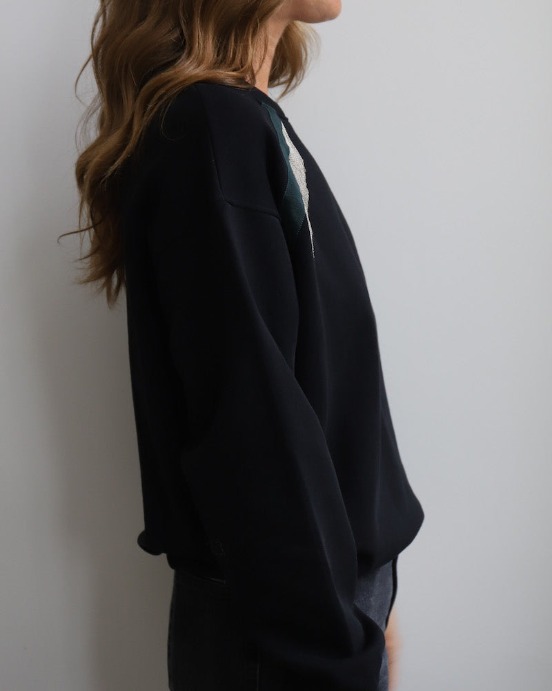 MARTY CHAINS SWEATSHIRT - Black