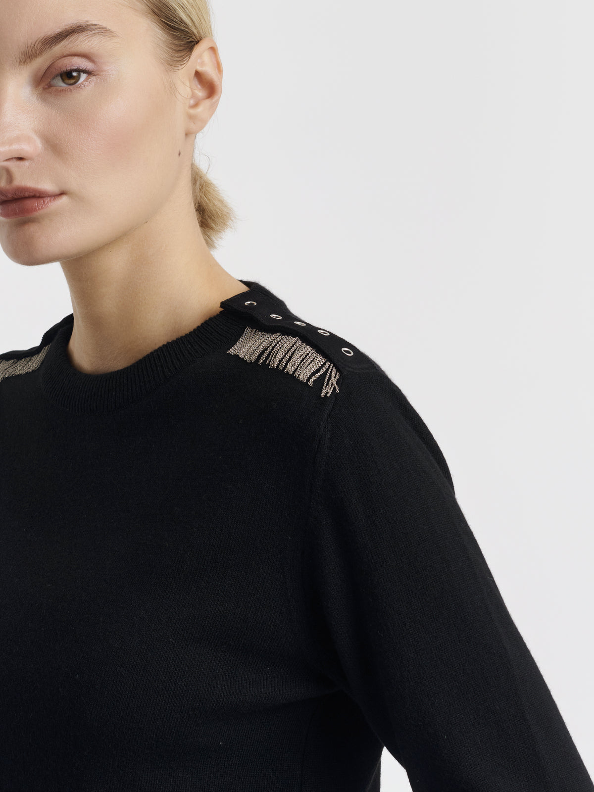 ISA CHAINS JUMPER - Black