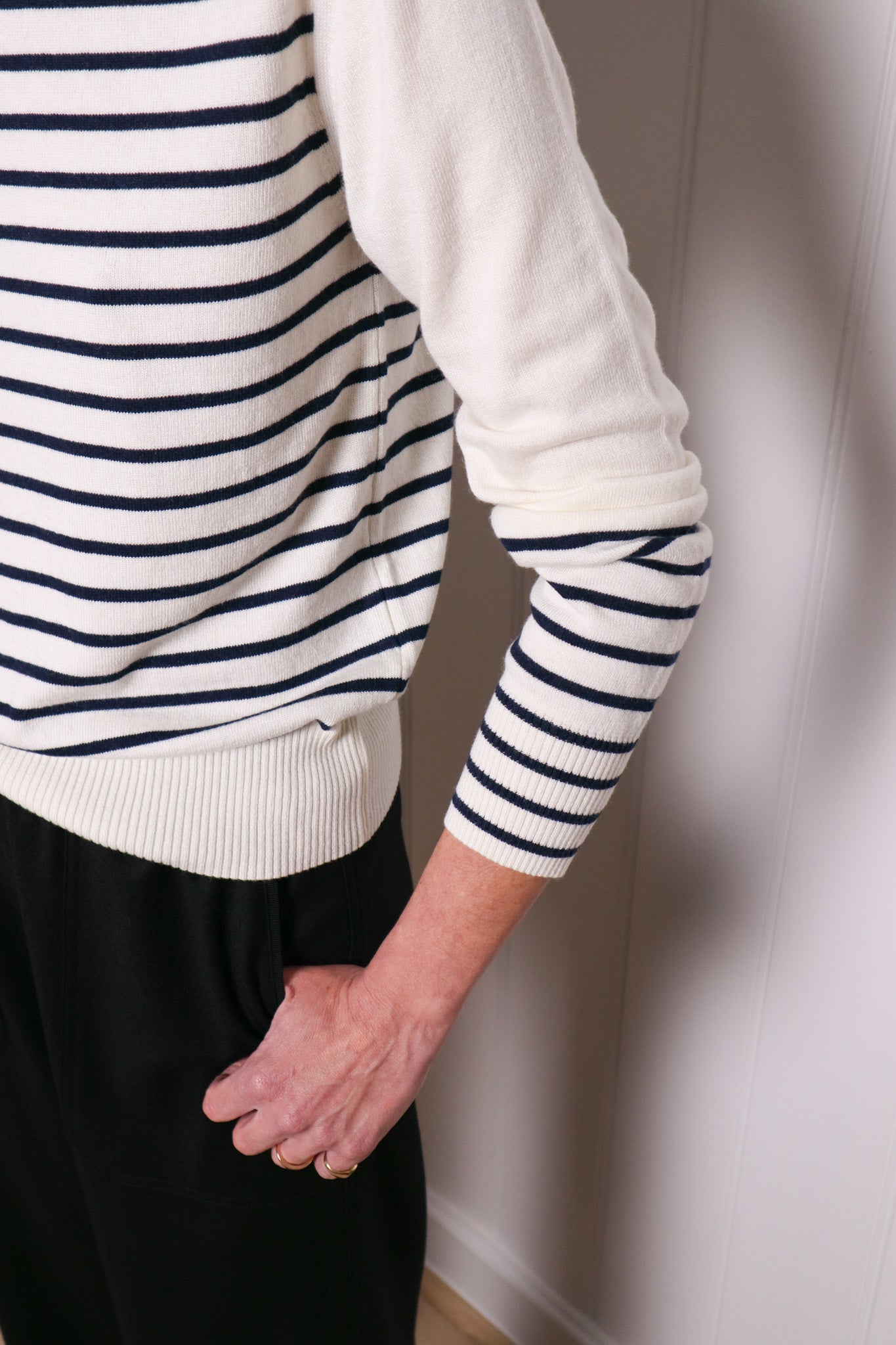 ISA CHAINS JUMPER - Navy stripes