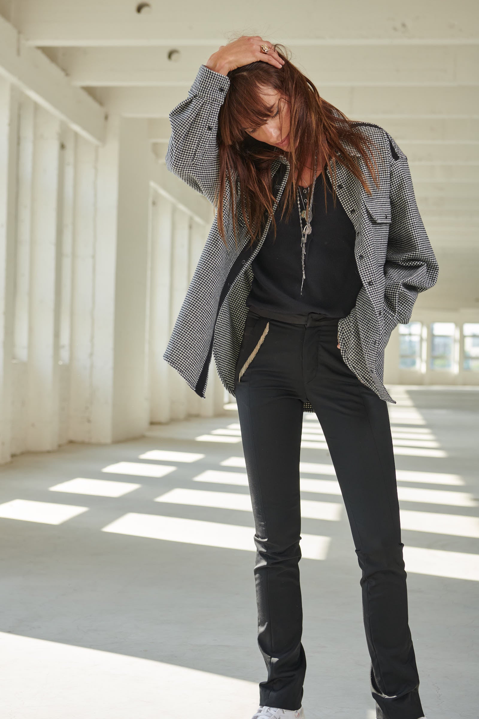 EMILY SHIRT - Pied de Poule