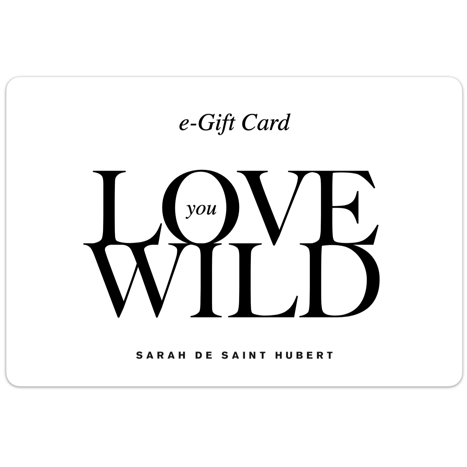 The SDSH gift card is a great present to give, or receive. We offer a digital gift card which will be sent directly to your mail box. In the card you will get a unique code to use at checkout on your purchase. Valid online and at our showroom located in Wavre They cannot be exchanged for cash or refunded.