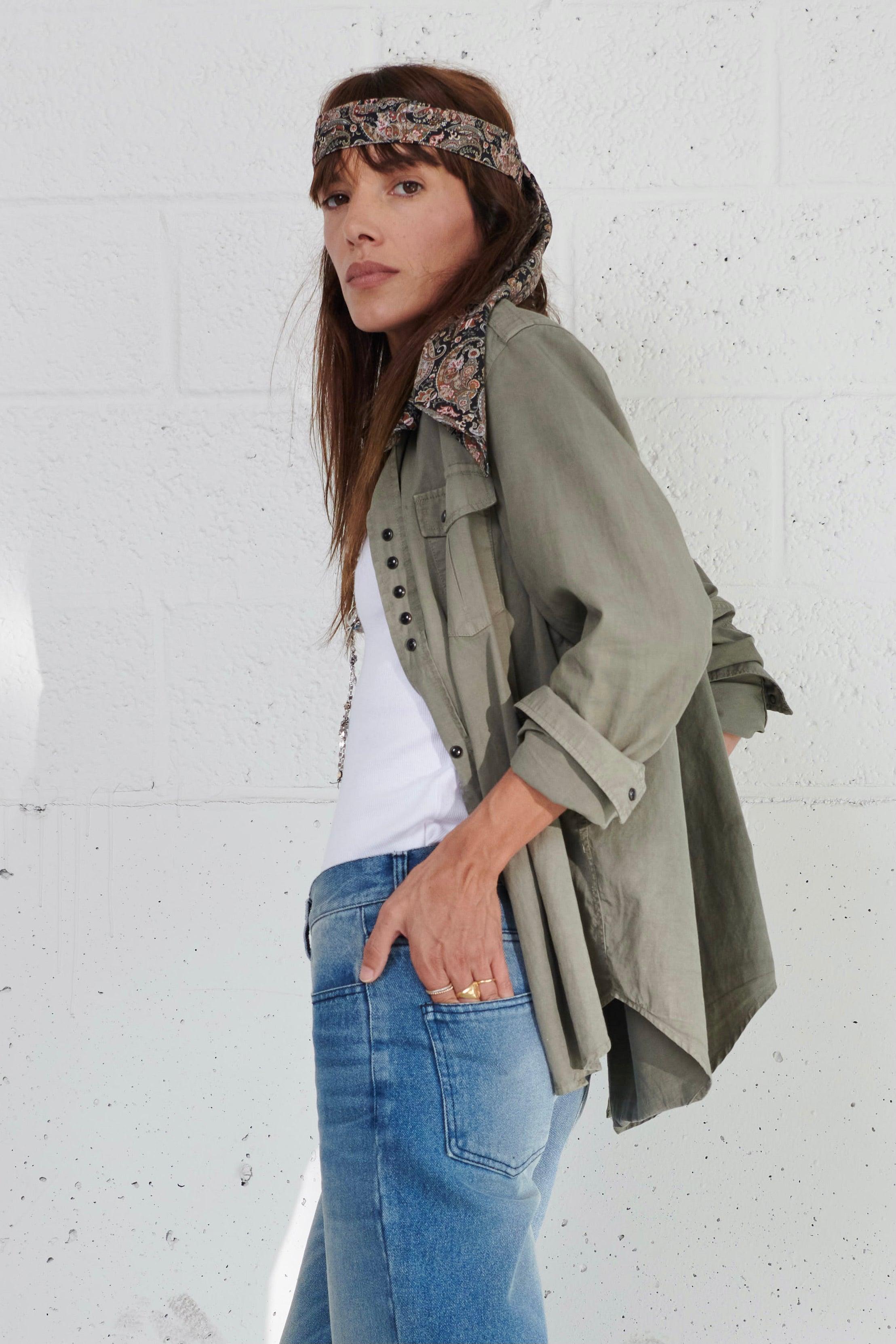 TITI shirt - khaki - SARAH DE SAINT HUBERT