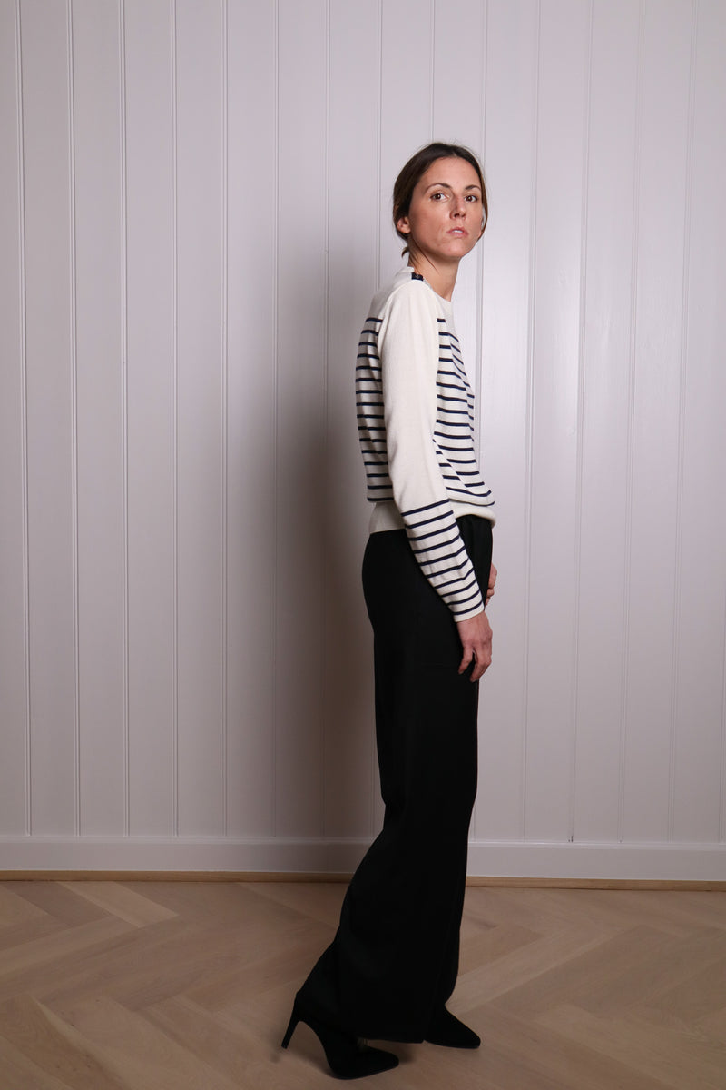 ISA CHAINS jumper - Navy stripes