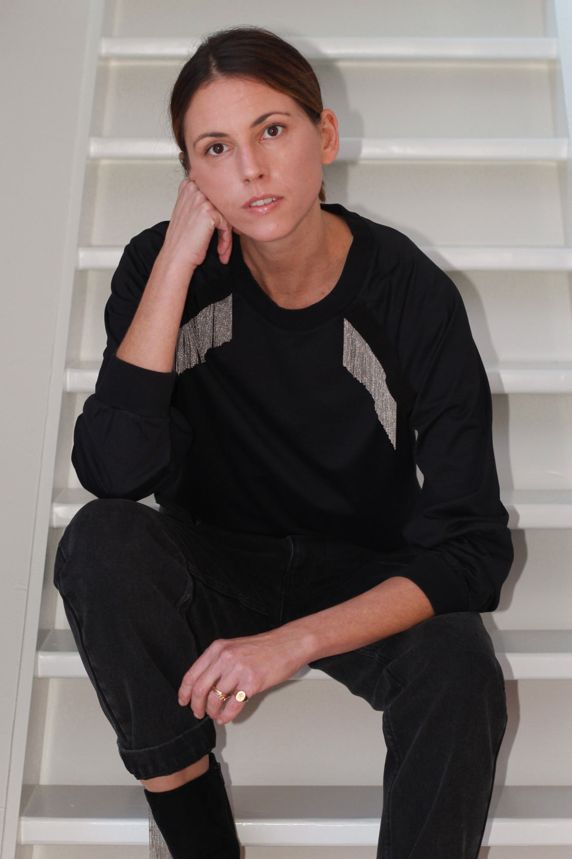 LOLA CHAINS T-SHIRT - Black