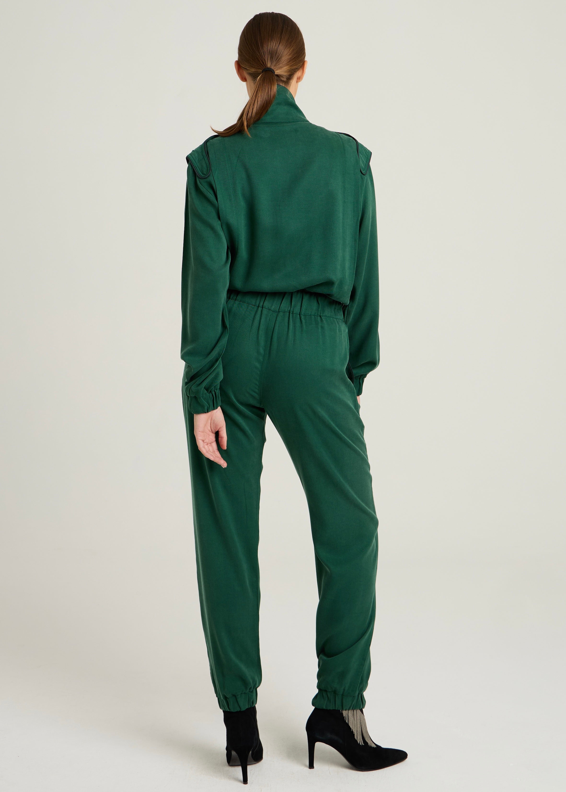 JIM RACING JUMPSUIT - Forest green