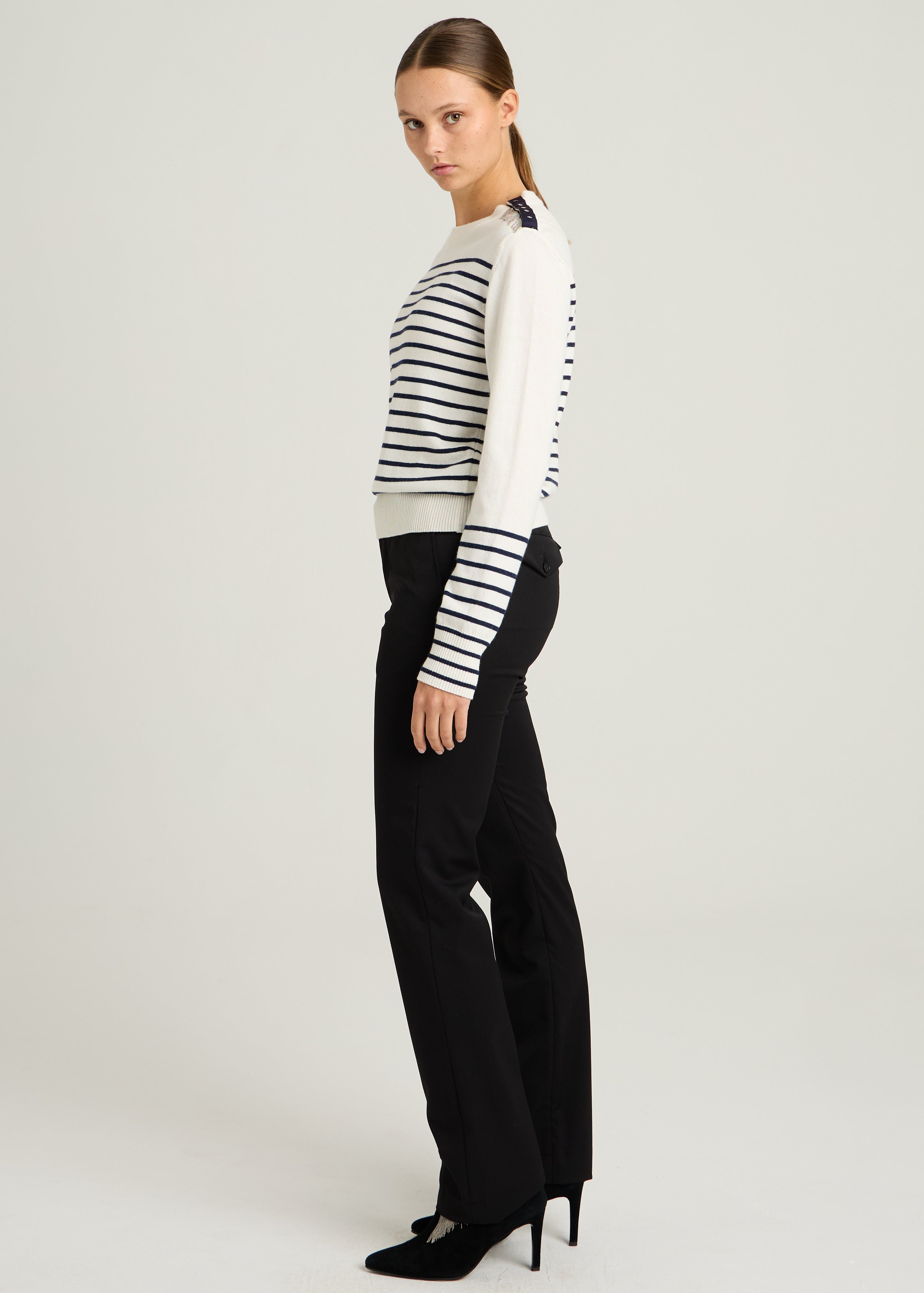 ISA CHAINS JUMPER - Navy stripes