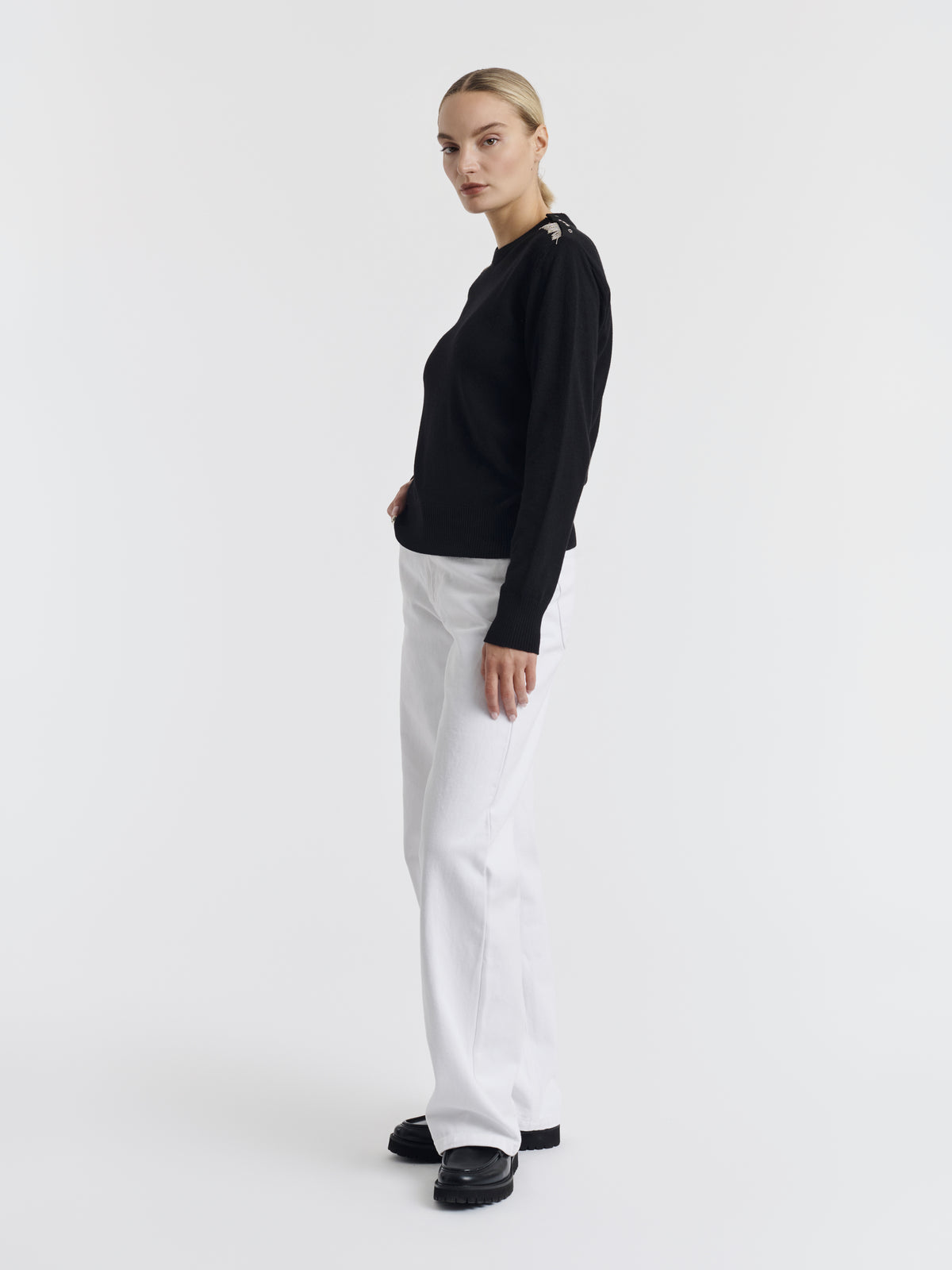 ISA CHAINS JUMPER - Black
