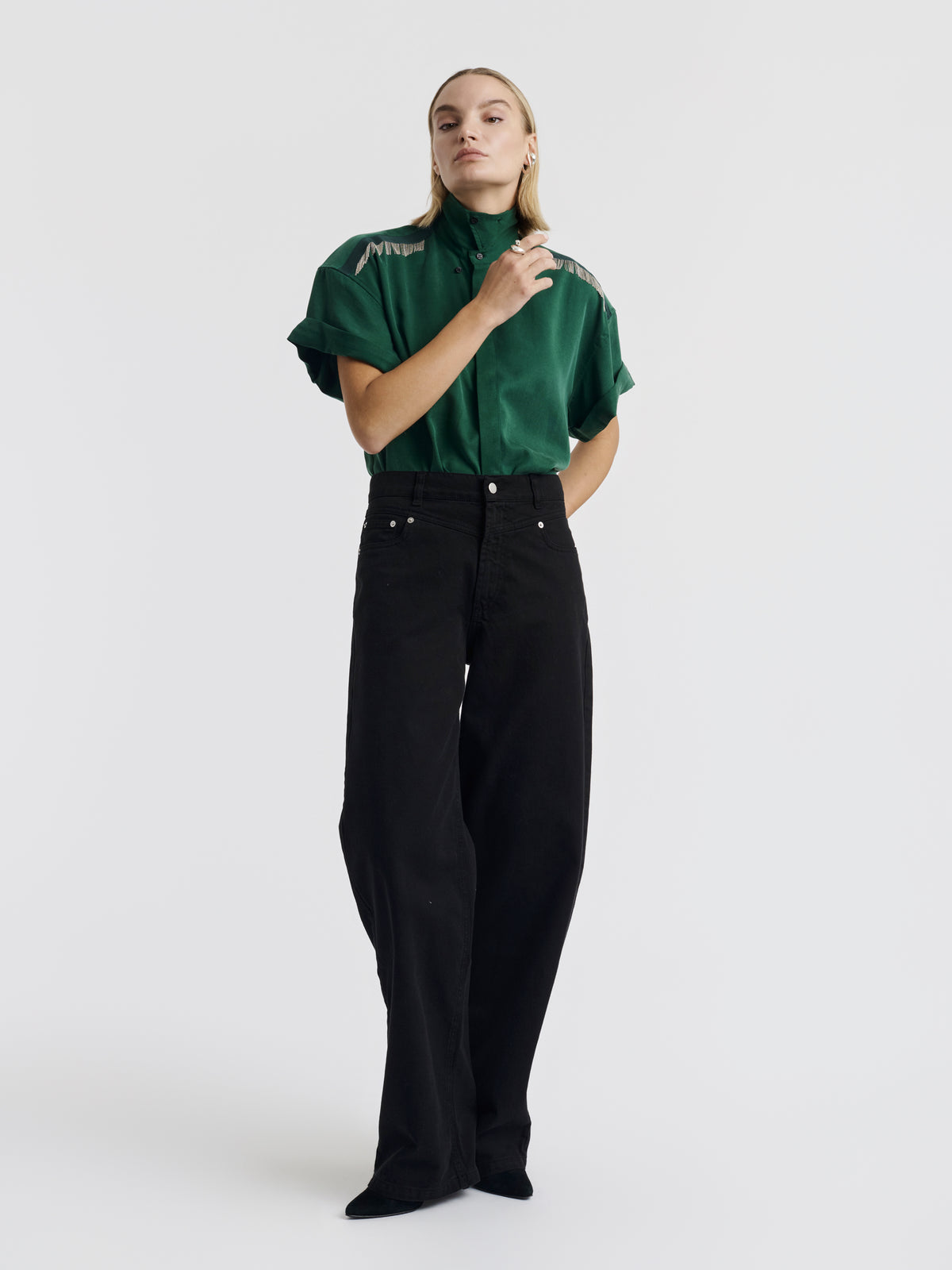 MARCUS SHIRT - Forest green