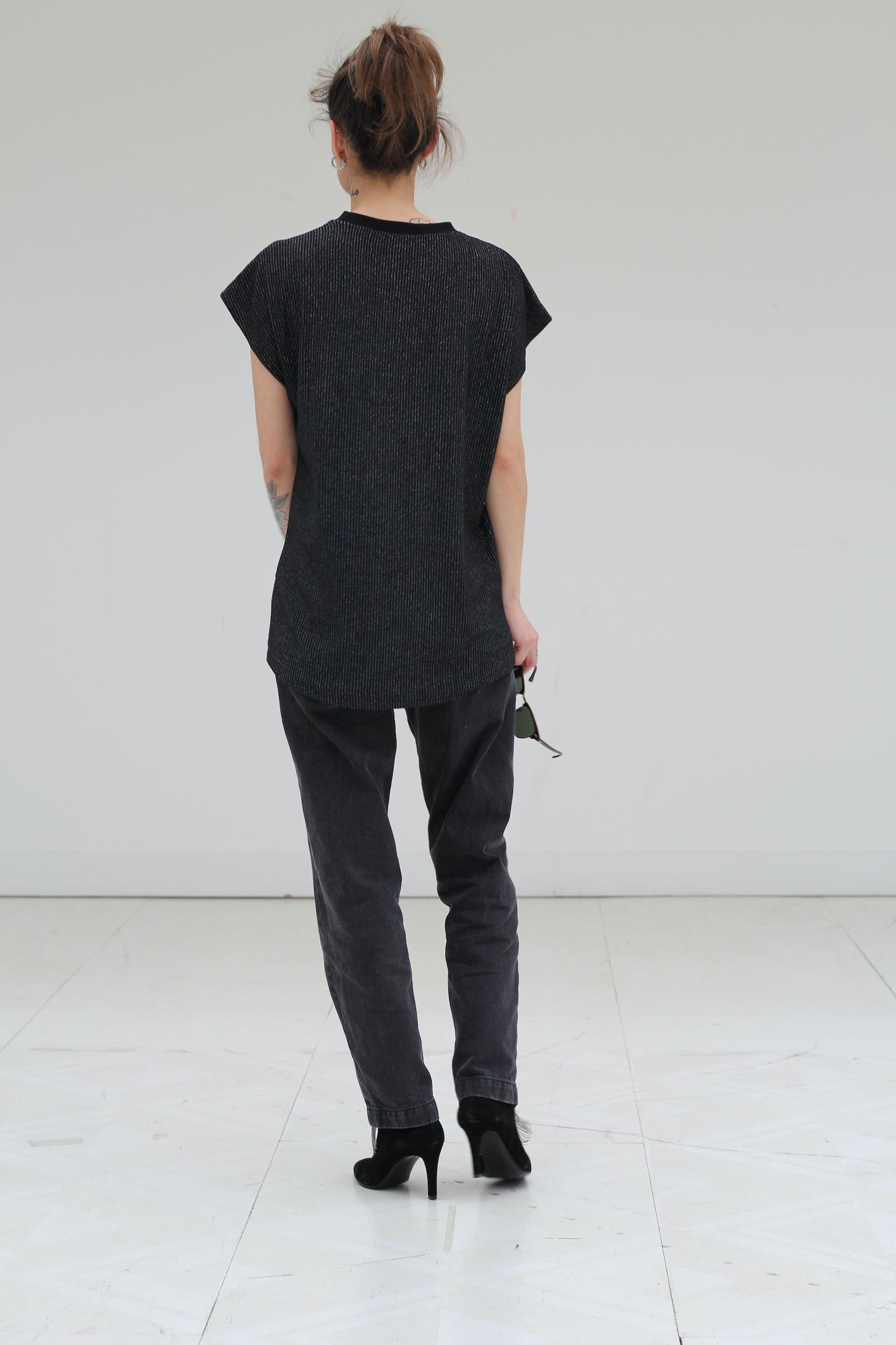 TAO SPARKLE T-shirt - Black & Silver